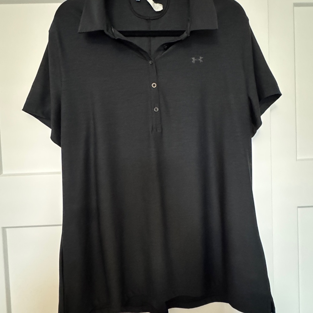 Under Armour Women's Dark Gray Button Down Shirt